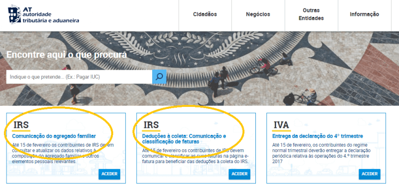 portal das finanças
