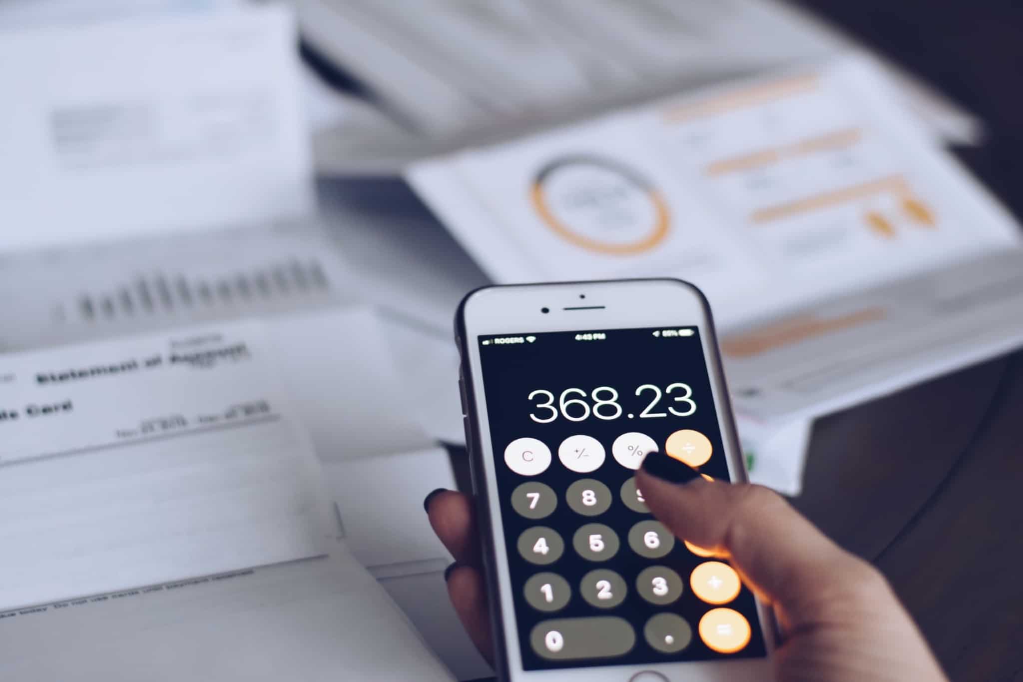 Recibos e faturas fazer contas calculadora telemarketing
