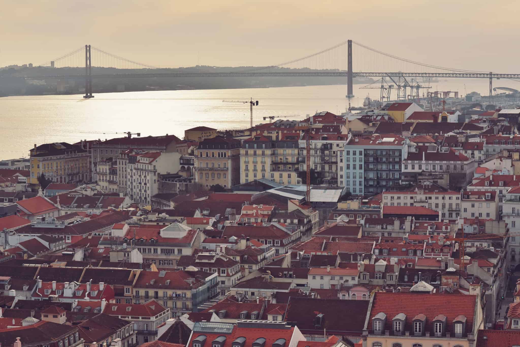 Vista da cidade de lisboa