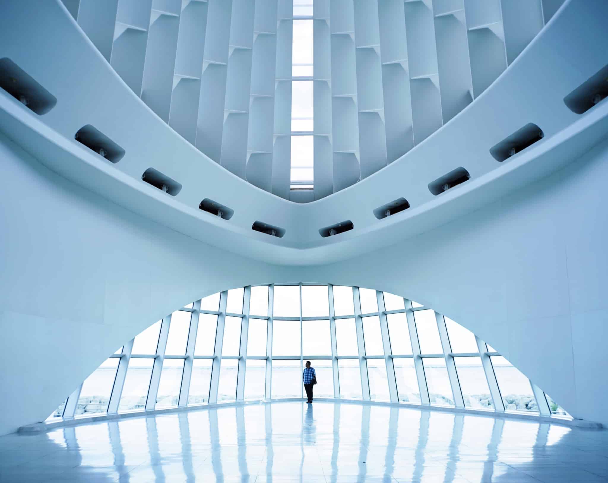 museu contemporâneo branco