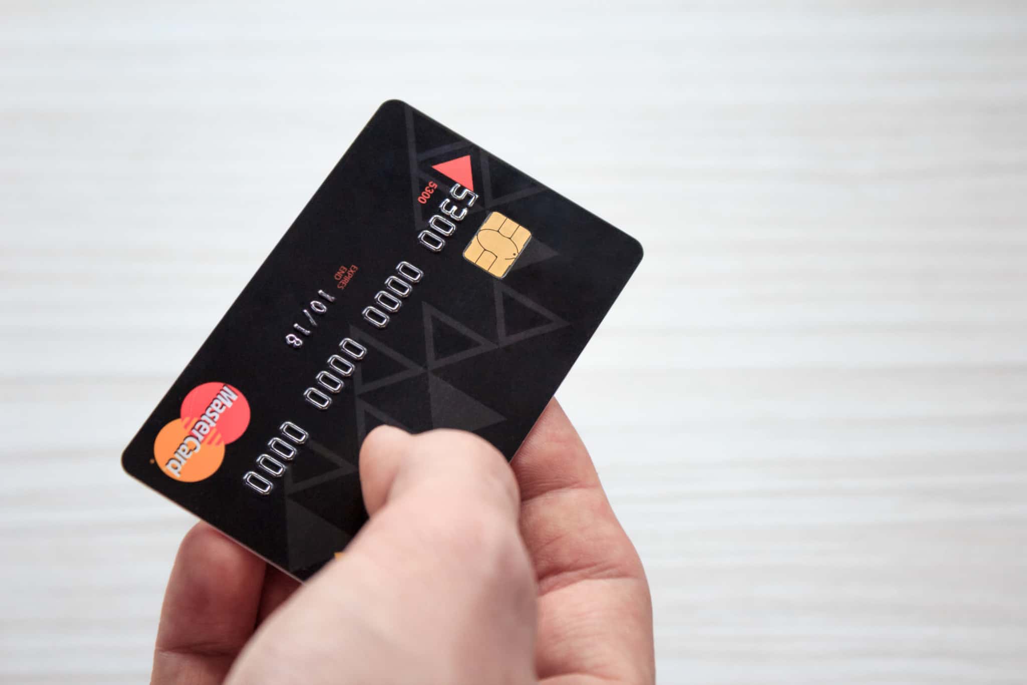 cartão preto da mastercard