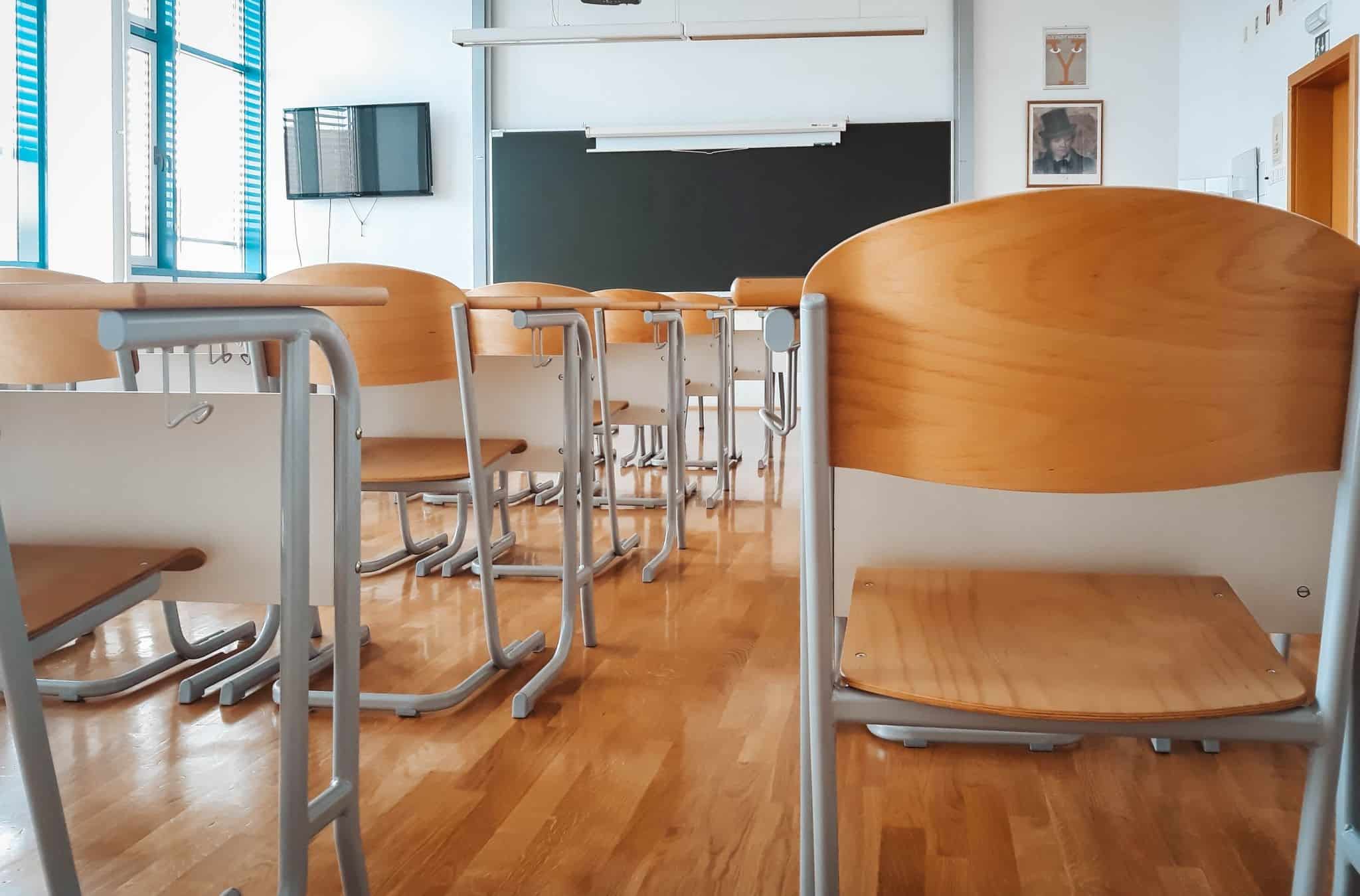sala de aula vazia