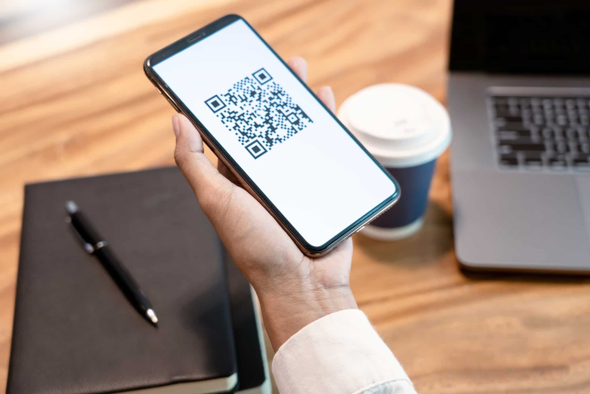 codigo qr num telemóvel