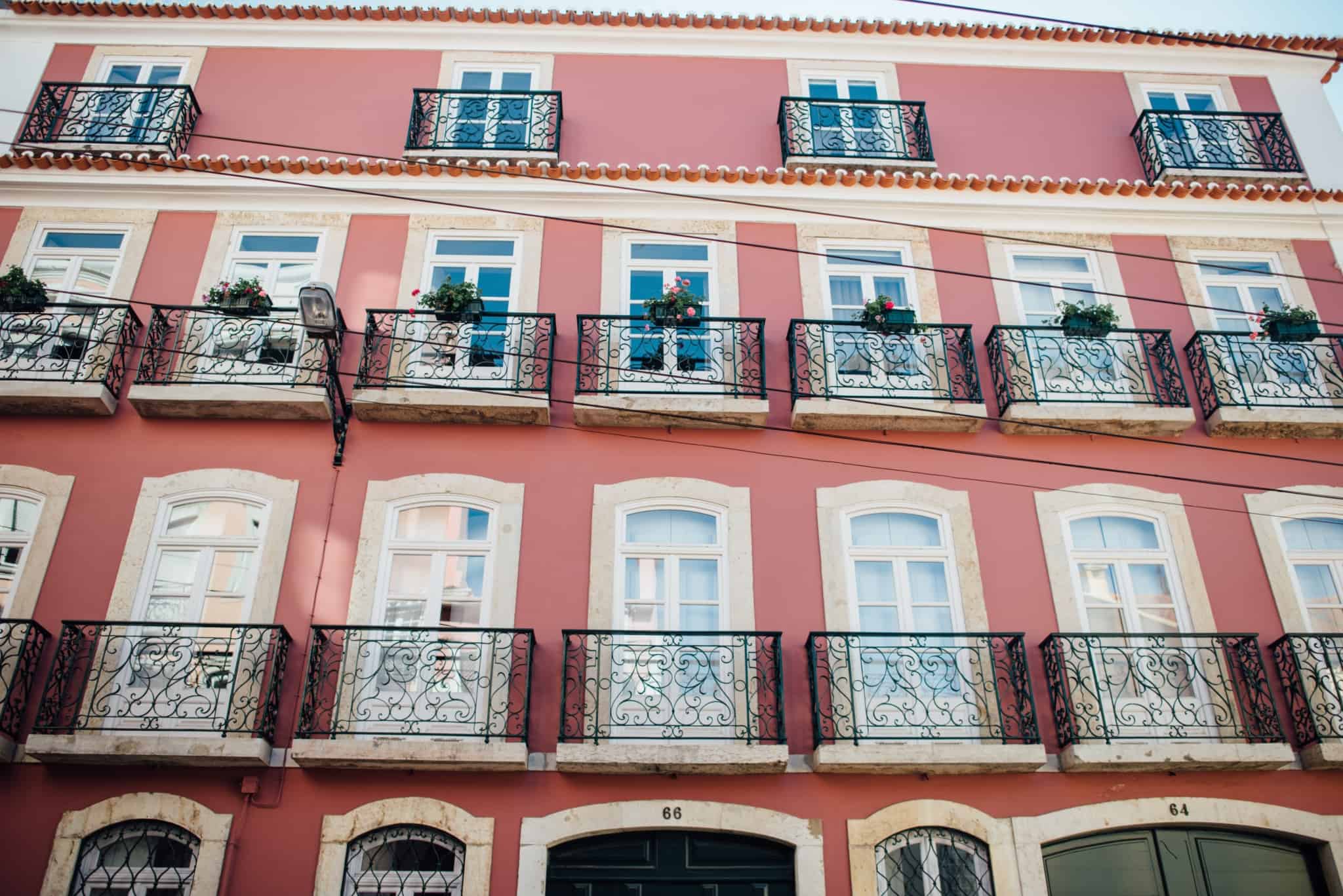 fachada de um edifício em Lisboa