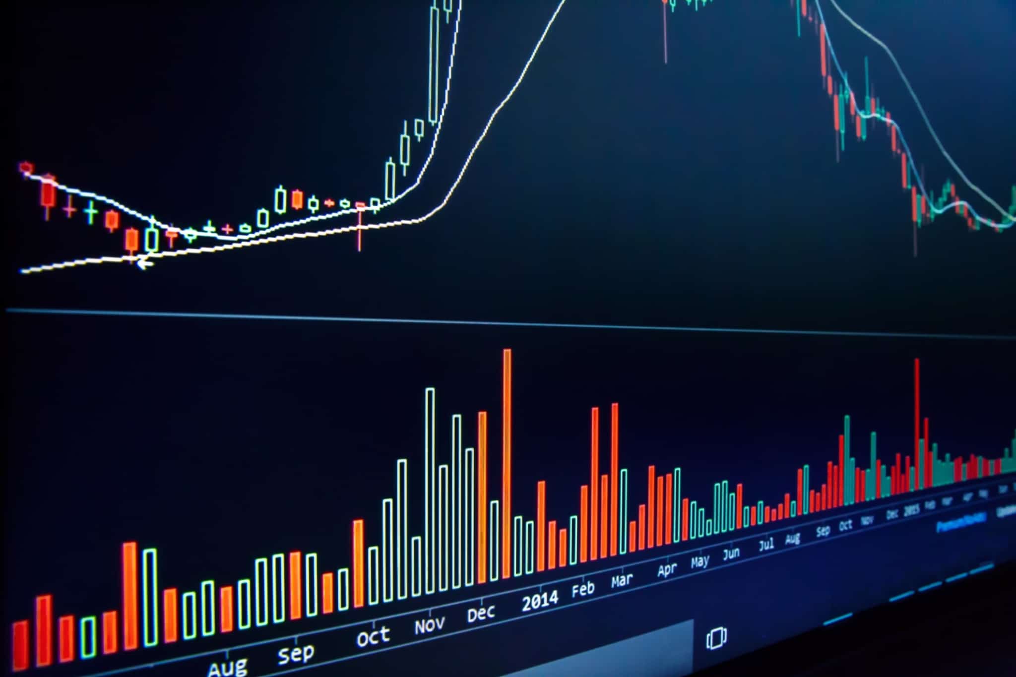 Investidores analisam o desempenho dos seus investimentos em câmbios