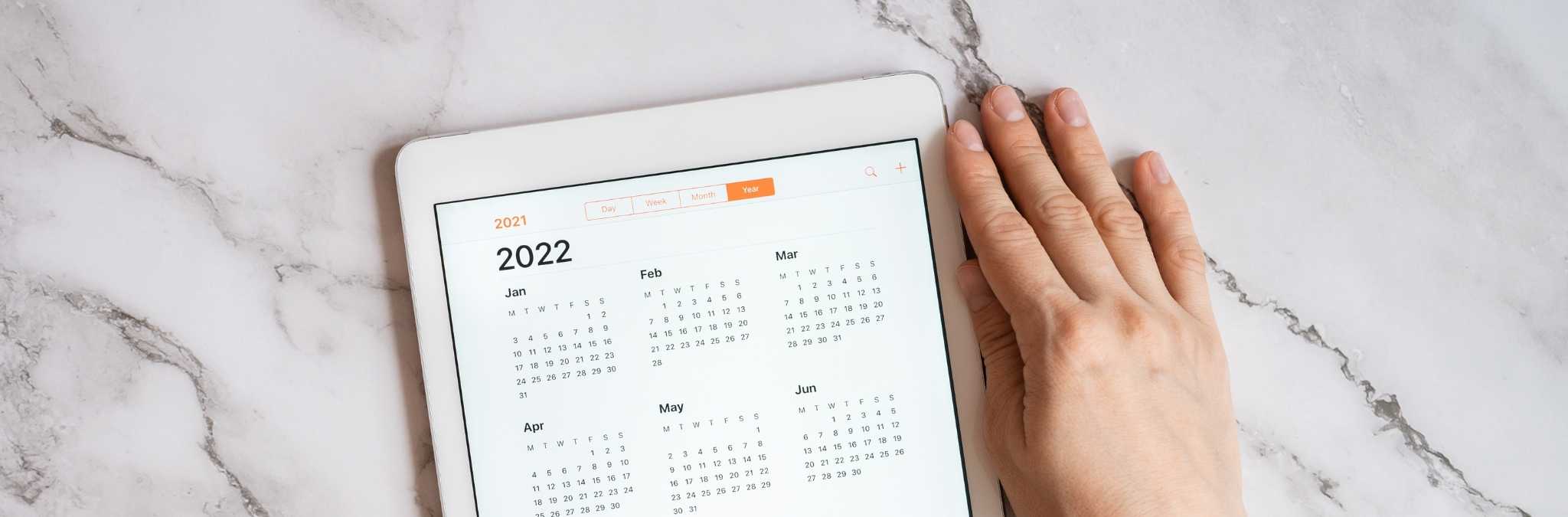 Calendário 2022
