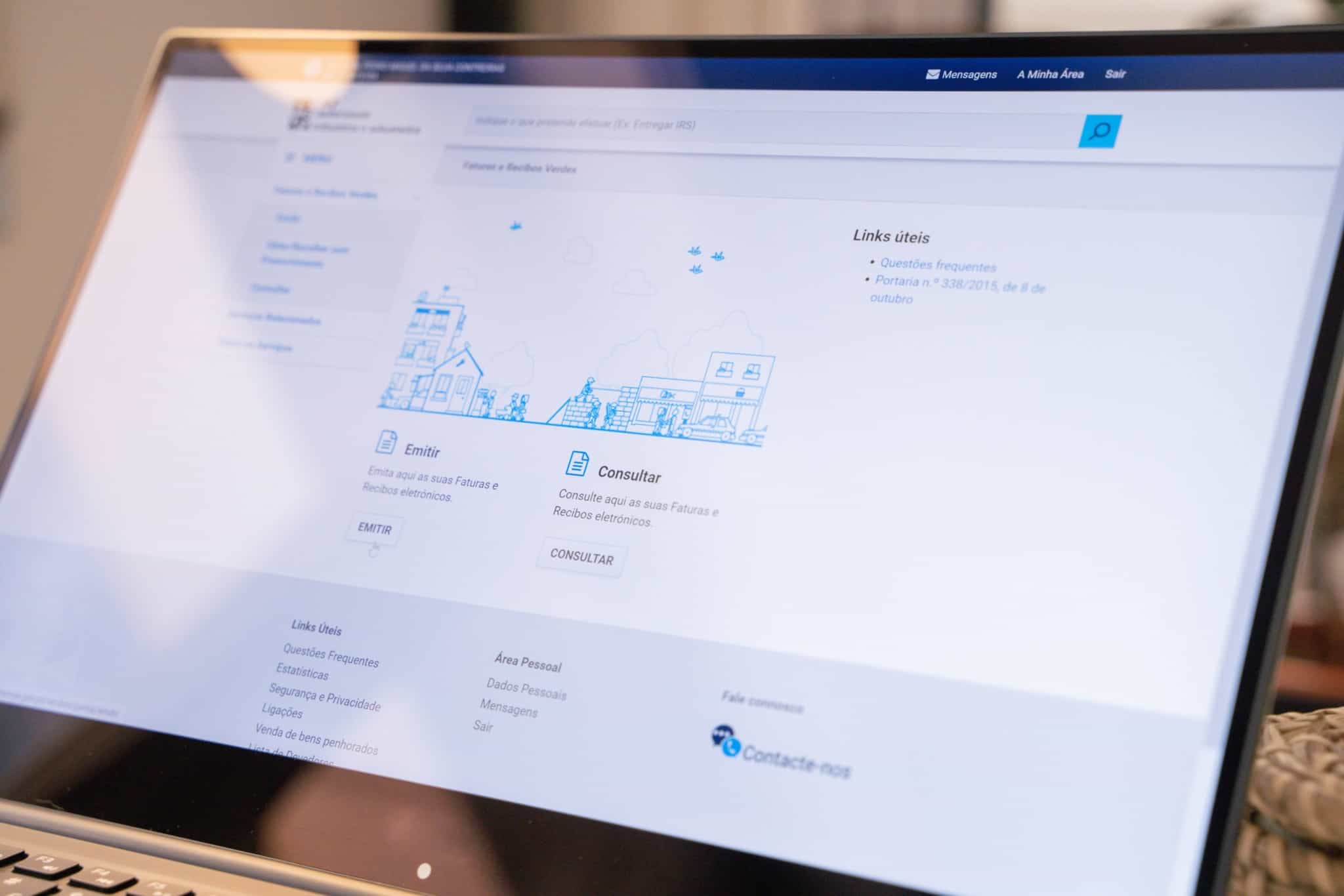 Foto portal das finanças
