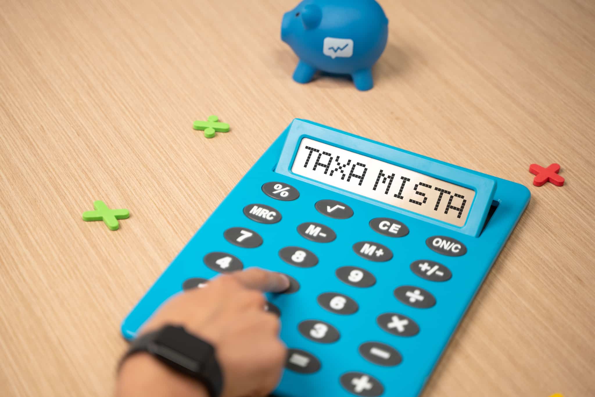 Calculadora com informação sobre o valor da taxa fixa num crédito habitação