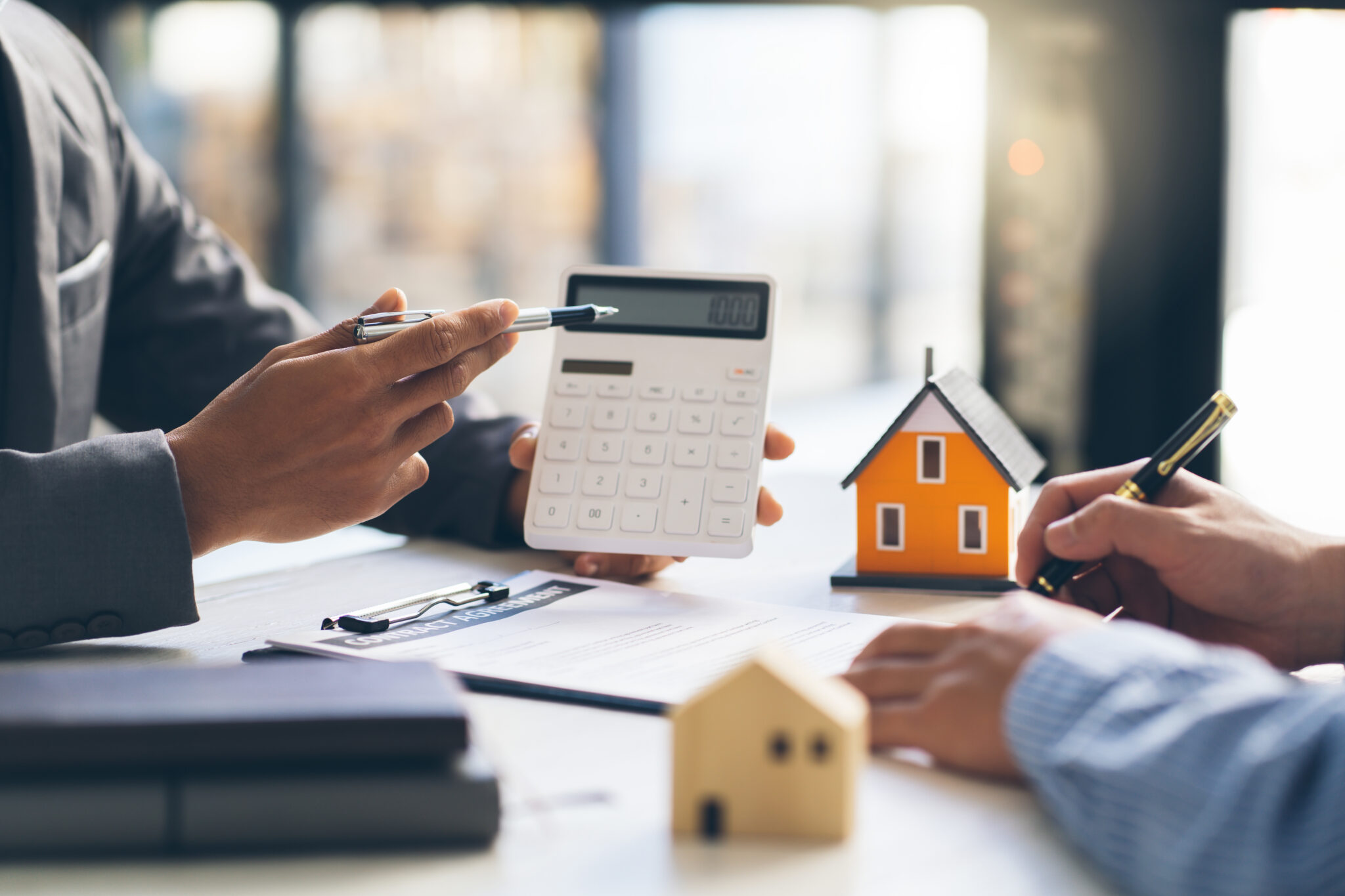 Cliente a fazer crédito habitação