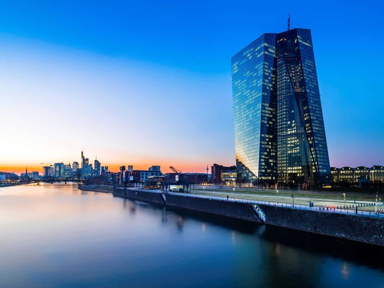 Sede do Banco Central Europeu, em Frankfurt